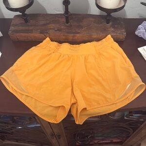 lululem size 4 hottie hots lit orange low rise